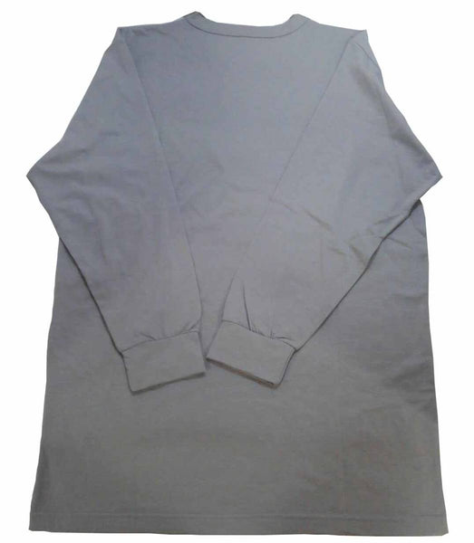 【Tシャツ】メンズ|2Lサイズ|グレー|長袖|シンプル