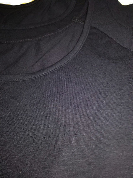 【汗取りタンクトップ(訳あり)】Sサイズ|黒 ブラック| 2枚組|わき汗パット付き