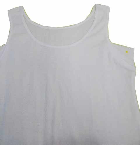 【汗取りタンクトップ(訳あり)】Lサイズ|オフホワイト|汗ジミカバー|吸汗|快適