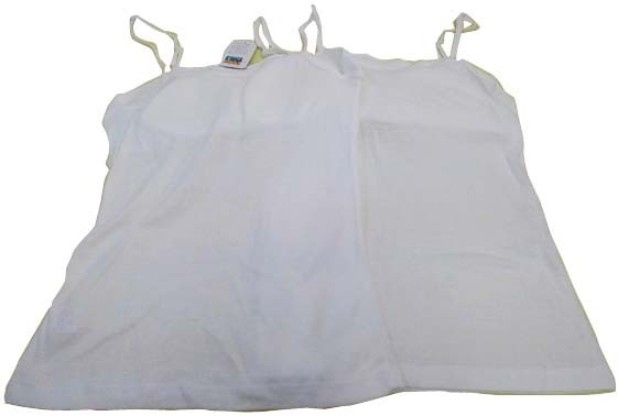 【汗取りパット付きブラキャミソール】Lサイズ|ホワイト|2枚組|クール素材