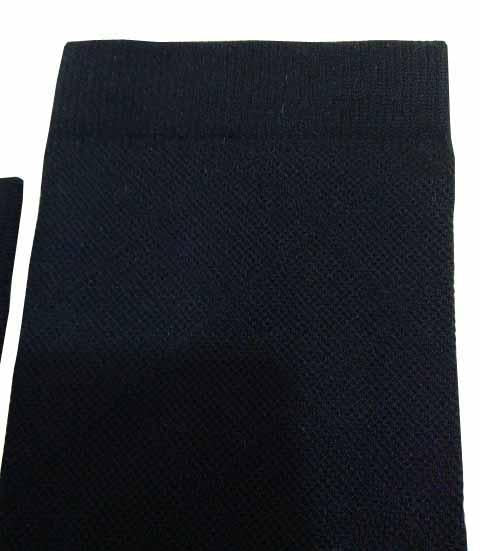 【スクールソックス】22cm~24cm|ブラック|2足組|着圧タイプ|抗菌防臭