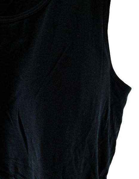 【脇すっきりブラトップ】6Lサイズ|ブラック|綿混|洗濯可|モールドカップ付き|大きいサイズ