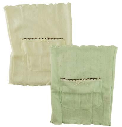 【腹巻 2枚セット】M~Lサイズ|シルクベージュ ペパーミントグリーン|カイロポケット付|ウール混|下着|インナー