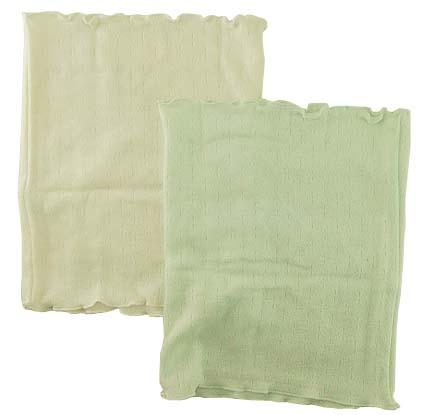 【腹巻 2枚セット】M~Lサイズ|シルクベージュ ペパーミントグリーン|カイロポケット付|ウール混|下着|インナー