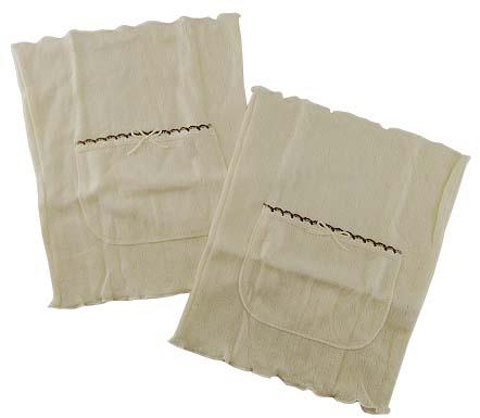 【腹巻 2枚組】M~ Lサイズ|シルクベージュ|透かし柄|カイロ入れポケット付|ポケット口レース|ポケットリボン付