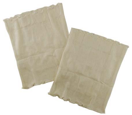 【腹巻 2枚組】M~ Lサイズ|シルクベージュ|透かし柄|カイロ入れポケット付|ポケット口レース|ポケットリボン付