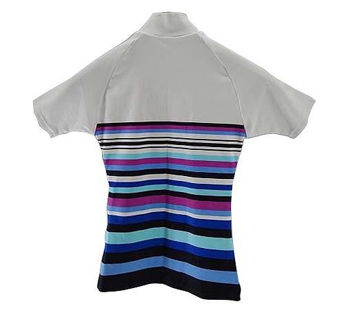 【補整 水着】Sサイズ|白/ 青/ 黒/ ライトブルー/ 紫|上下 2点セット|フロントファスナー|バストカップ取り外し不可