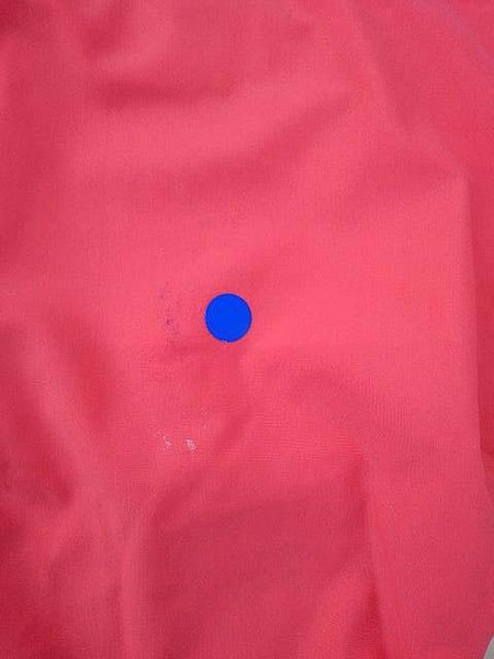 【水着(訳あり)】Lサイズ|ピンク/ ブルー/ 白 インディゴブルー|上タンクトップ風|左胸プリント柄|ショーツ|ショートパンツデニム素材