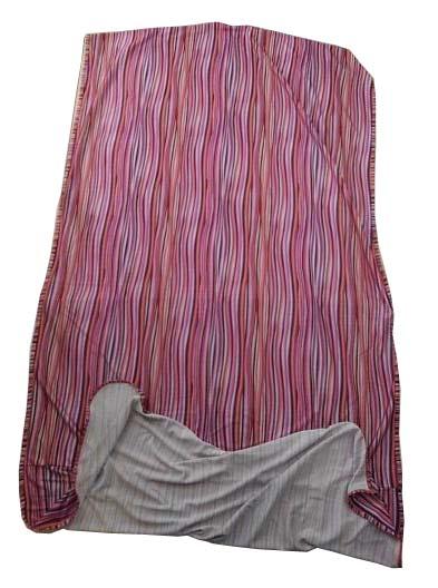 【水着 パレオ】4Lサイズ|サーモンオレンジ×オフホワイト×ブラック|ボーダー柄|クロスホルターネック|大きいサイズ