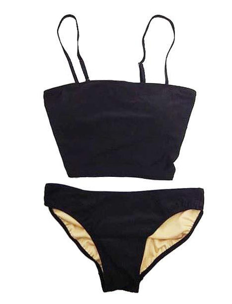 【水着】3Lサイズ|黒/ 黄/ ピンク 黒|4点セット|キャミソール|スカパン|インナートップス|ショーツ|ドット柄タンキニ