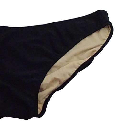 【水着】8Lサイズ|ブラック/ グレー|4点セット|キャミソール|スカート|パンツ|ビキニ上下|フリル付|パッド付