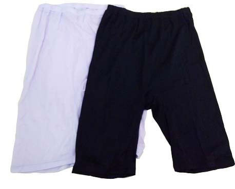 【ショートズボン下インナー】Mサイズ|ブラック/ラベンダー|2色2枚組