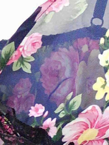 【スリップ&ショーツセット】Sサイズ|ネイビー系