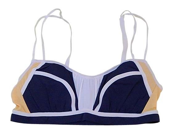 【水着】Mサイズ|ネイビー×イエロー×ホワイト