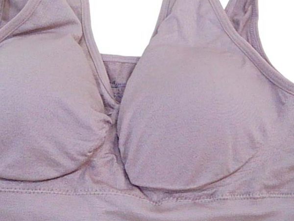 【スポーツブラジャー】LLサイズ|モカ|ノンワイヤー|シンプルなデザイン