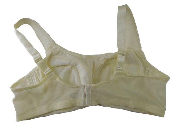 【フルカップブラジャー】B95サイズ｜アイボリーホワイト｜ノンワイヤー｜クッションパネル｜下着｜インナー